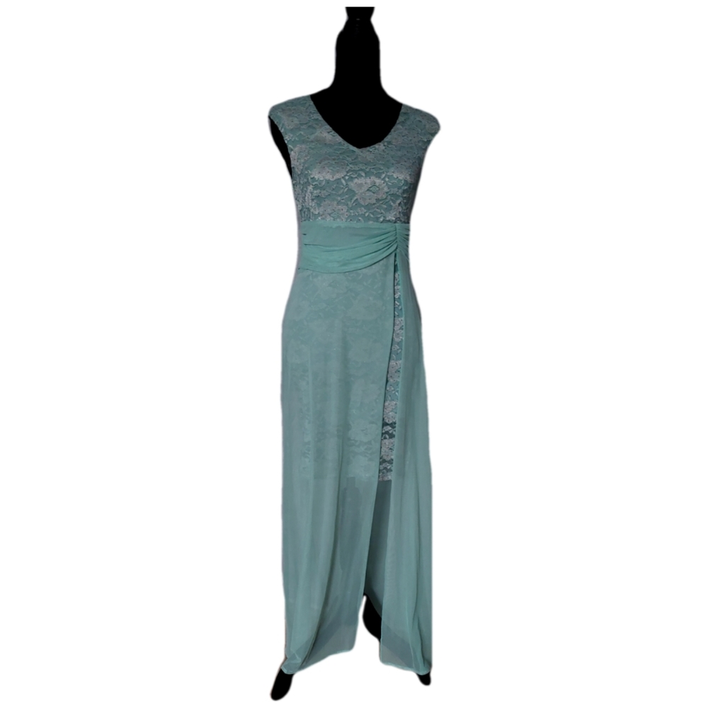 Mint mini long dress